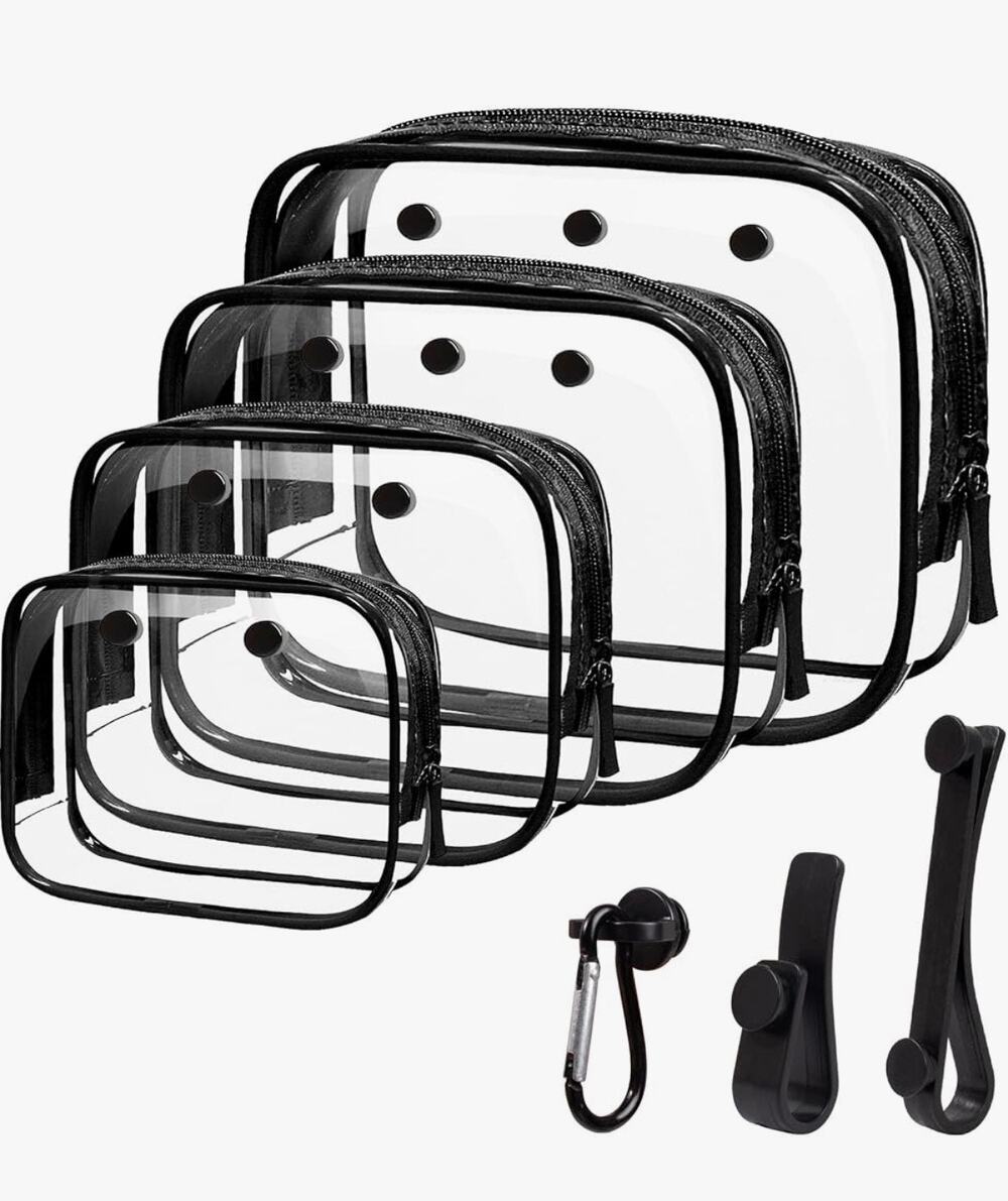 4 PCS Clear Insert Bag for Bogg Bag Nwt